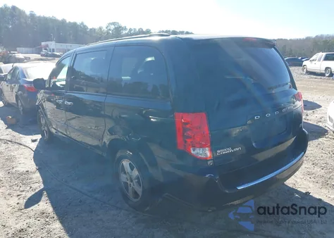 2013 Dodge Grand Caravan Sxt из США, поврежденный, VIN 2C4RDGCG3DR551127